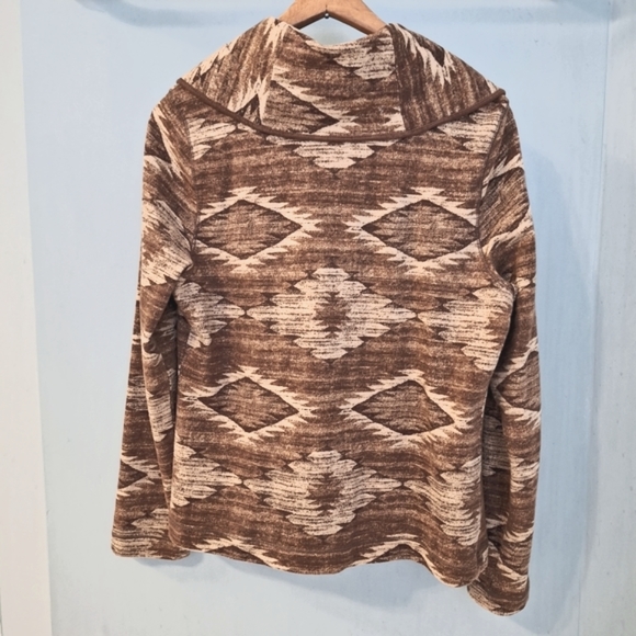 EUC Ralph Lauren Coastal Cowgirl aztec print jacket 100% brushed cotton size M - Picture 2 of 6